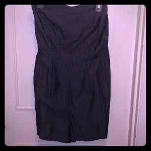 Mossimo strapless denim colored romper XXL